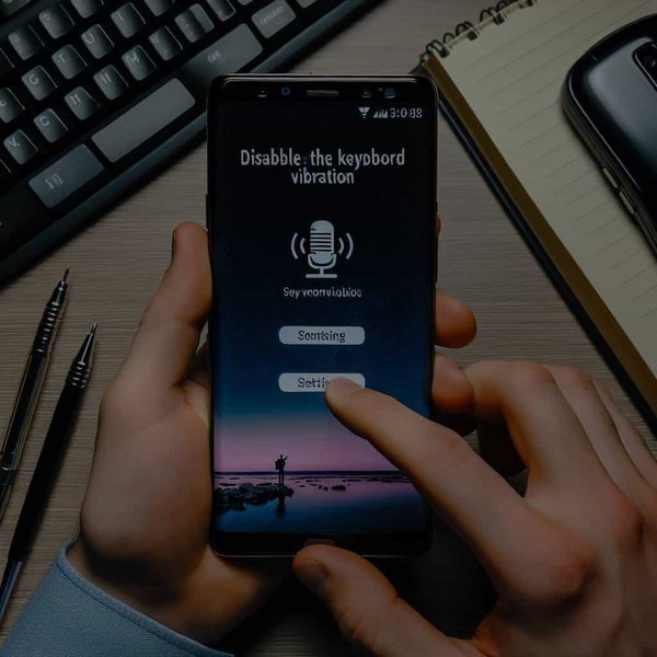 Comment désactiver la vibration du clavier sur Samsung ?